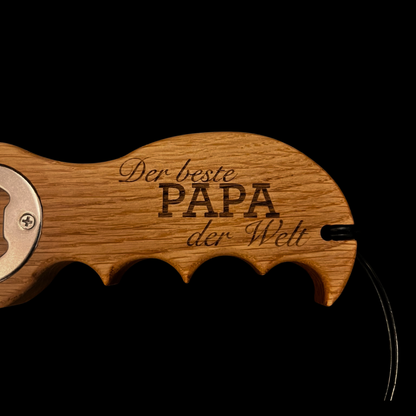 Flaschenöffner „Bester Papa der Welt“ - Vatertags-Edition